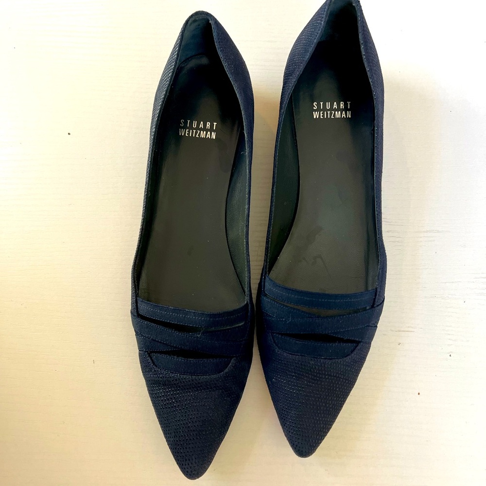Stuart Weitzman flats. Never worn, new condition. Size 9.5